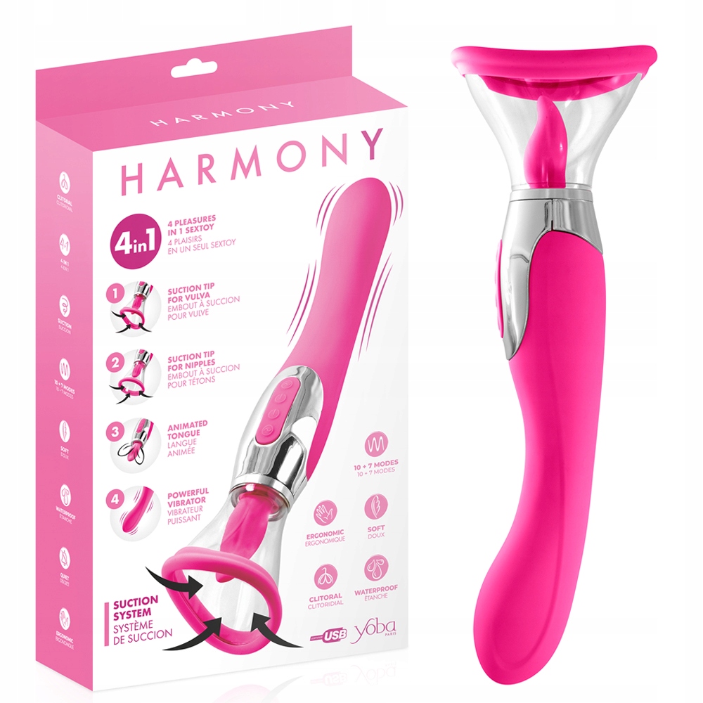 Wibrator 4w1. Nowoczesny, dwustronny, mocny.