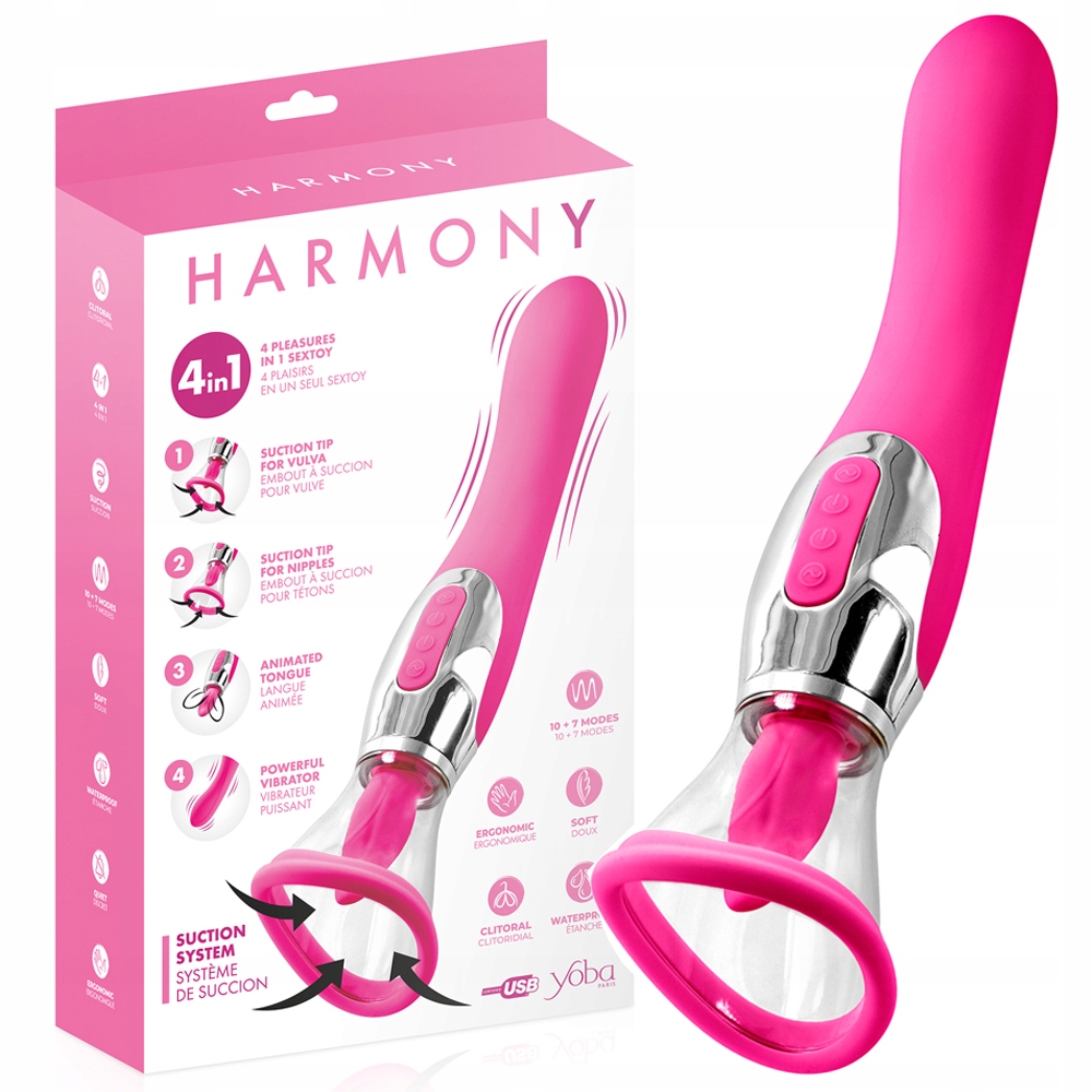 Wibrator 4w1. Nowoczesny, dwustronny, mocny.