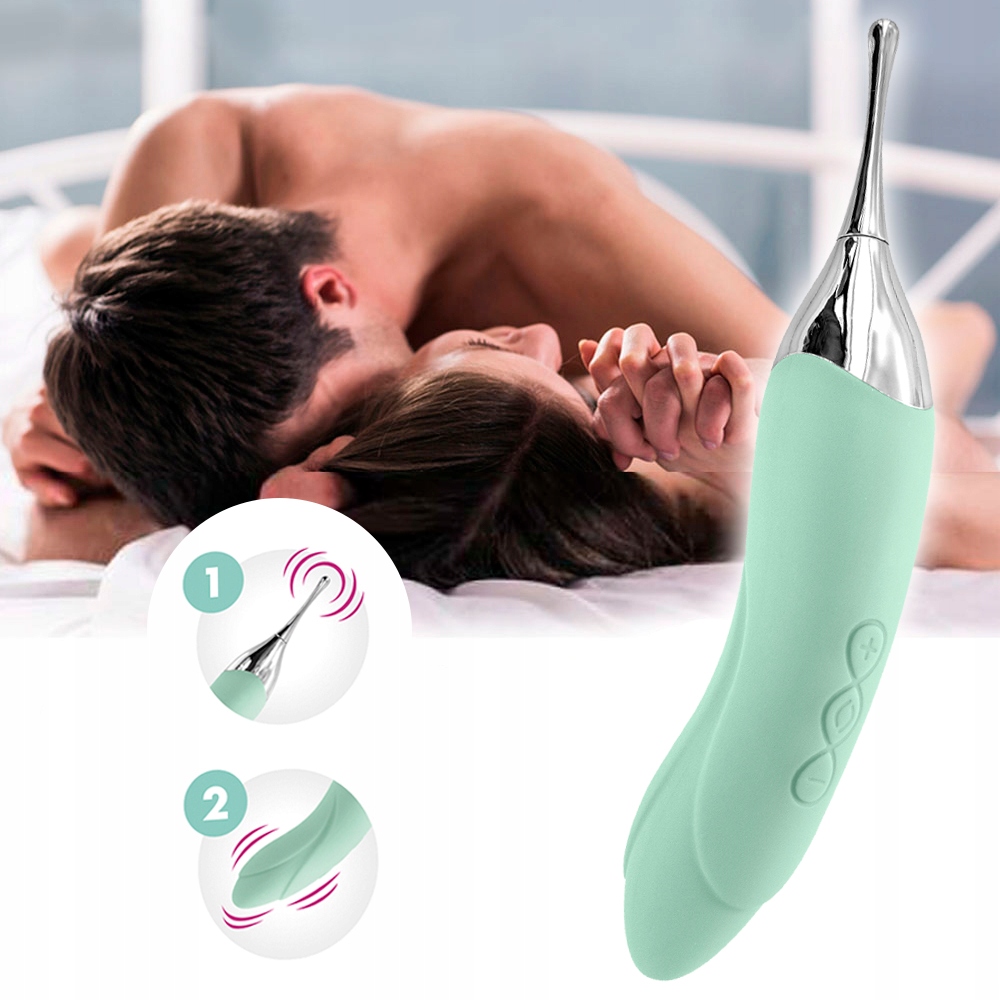 Wibrator dopochwowo-łechtaczkowy. 2w1.