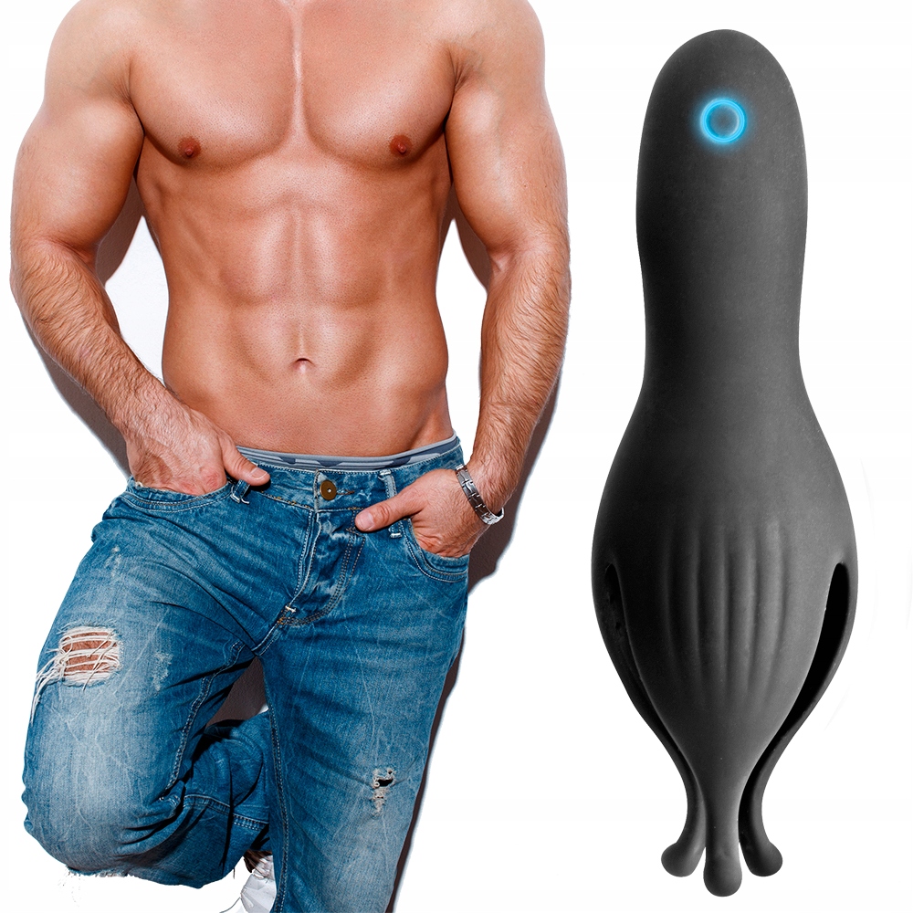 Silikonowy masturbator na penisa. Stymulator.