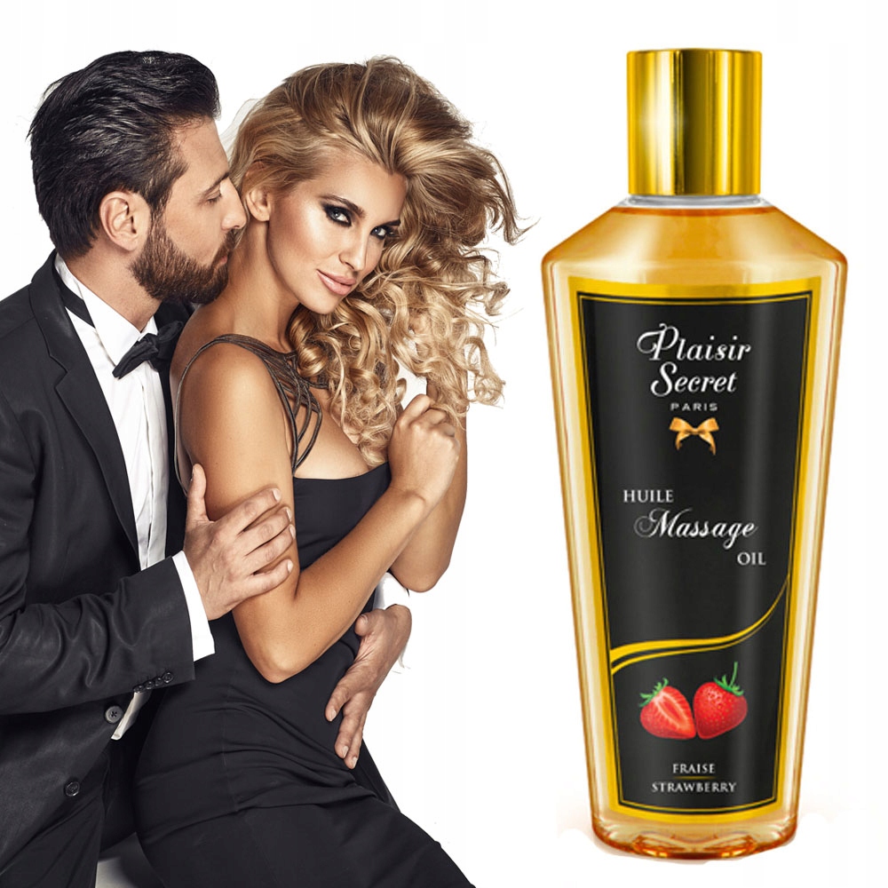 Olejek do masażu intymnego, ciała. Truskawkowy