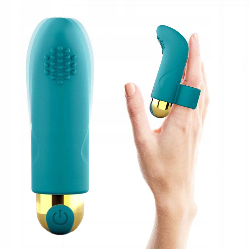 Masażer łechtaczkowy nakładany na palec.