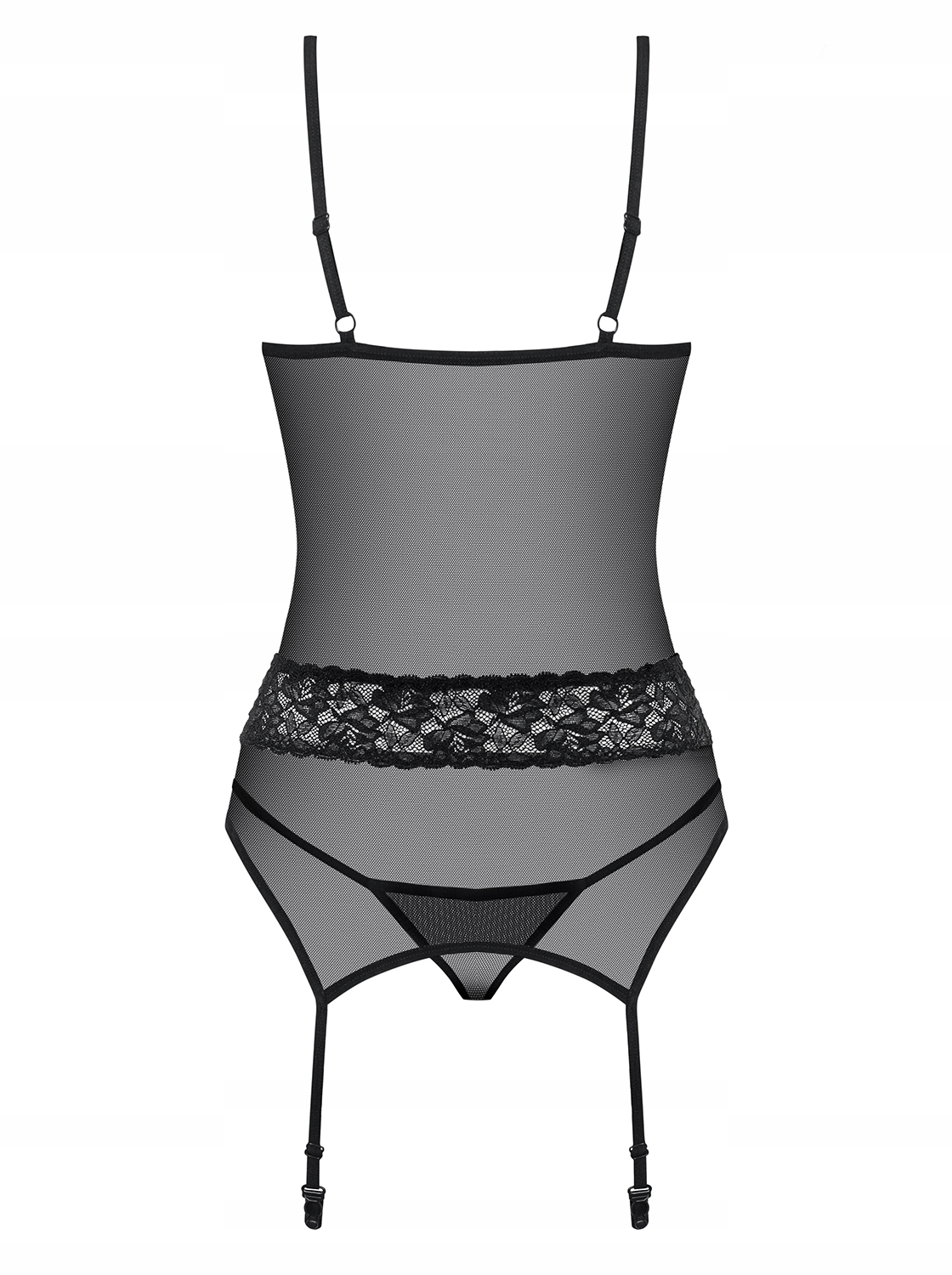 812-COR-1 gorset z uroczymi perełkami i stringami.