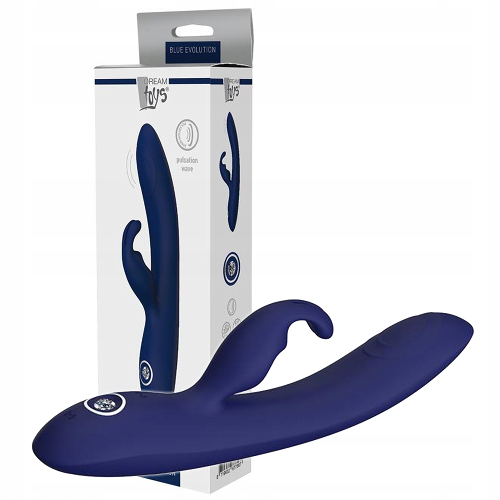 Wibrator stymulujący z pulsacją i króliczkiem.