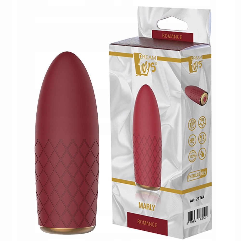 Kieszonkowy wibrator intymny. Masażer owalny.