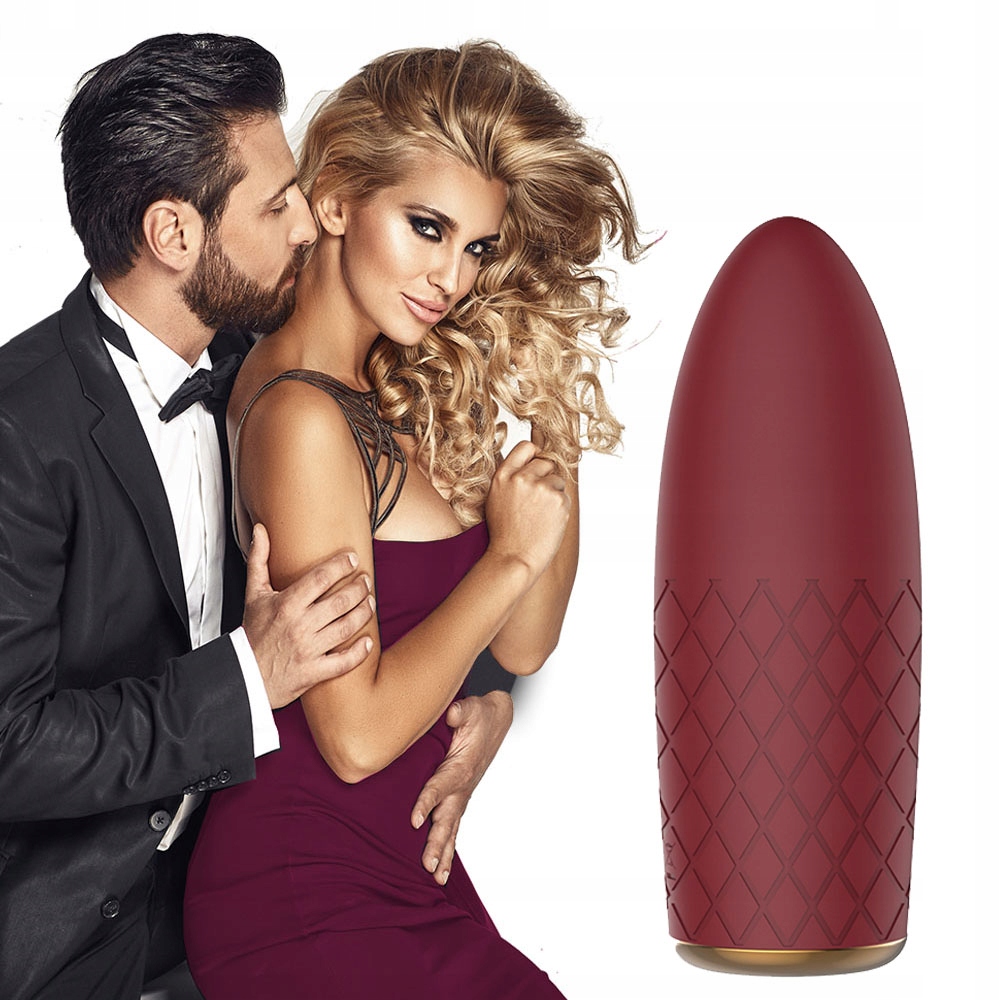 Kieszonkowy wibrator intymny. Masażer owalny.