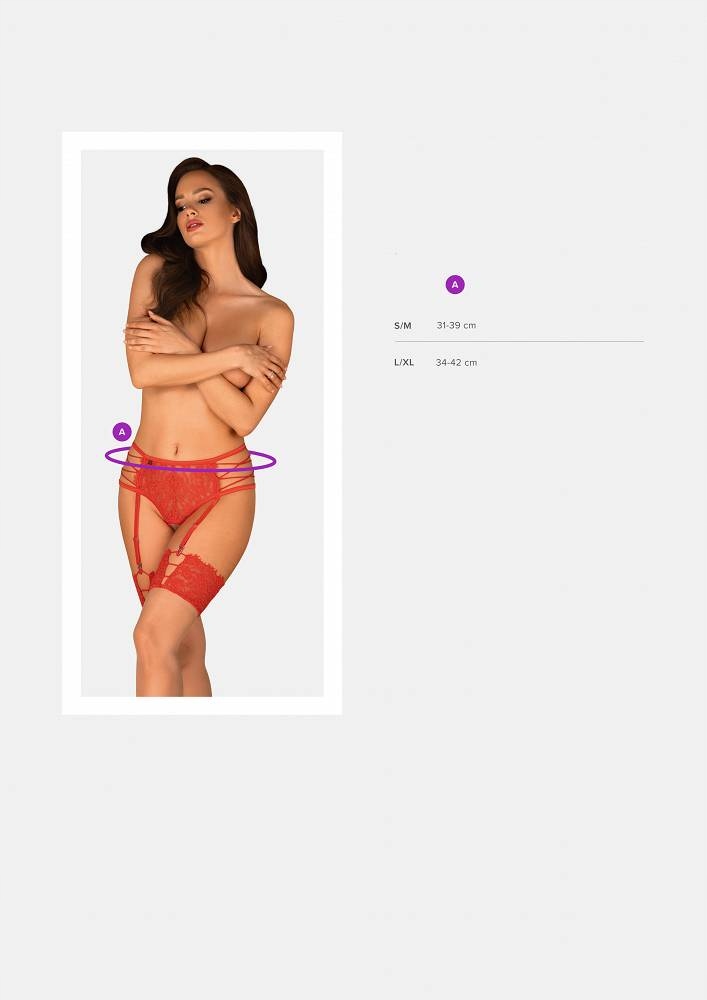 Rediosa pas do pończoch i stringi S/M Obsessive