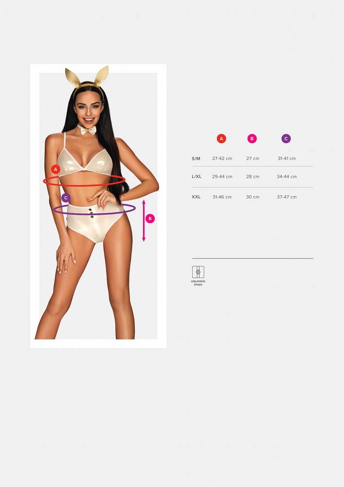 Seksowny kostium króliczka. Obsessive XXL.