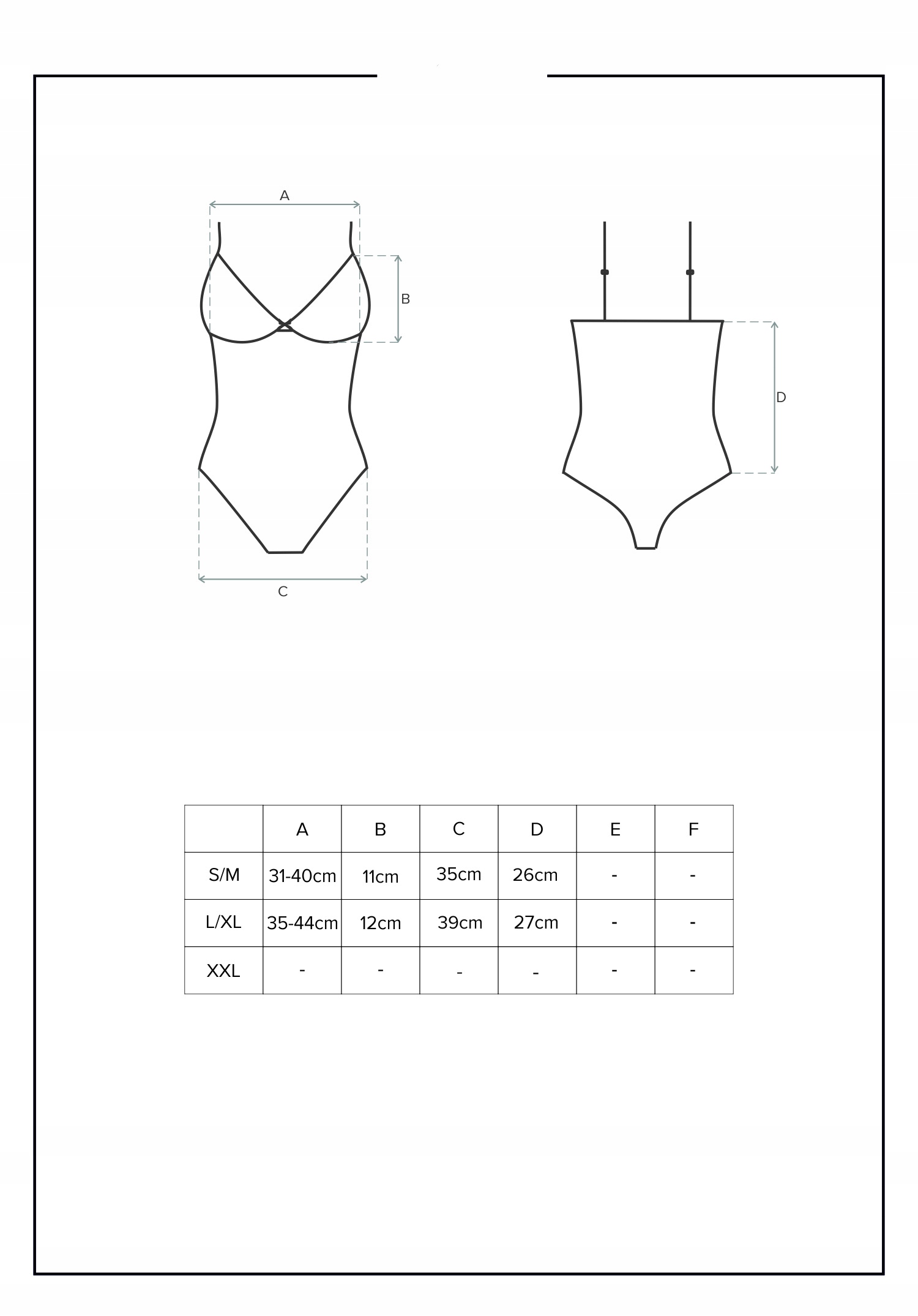 Czarne body 869-TED-1 S/M. Prześwitujące.