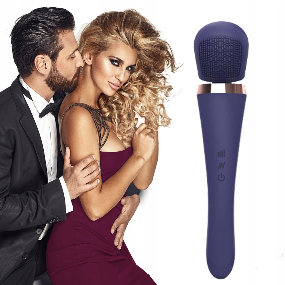 Duży masażer, wibrator 20 wibracji, 8 prędkości.