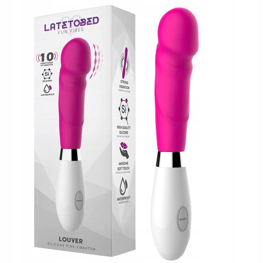 Wibrator, stymulator 10 wibracji. 20 cm