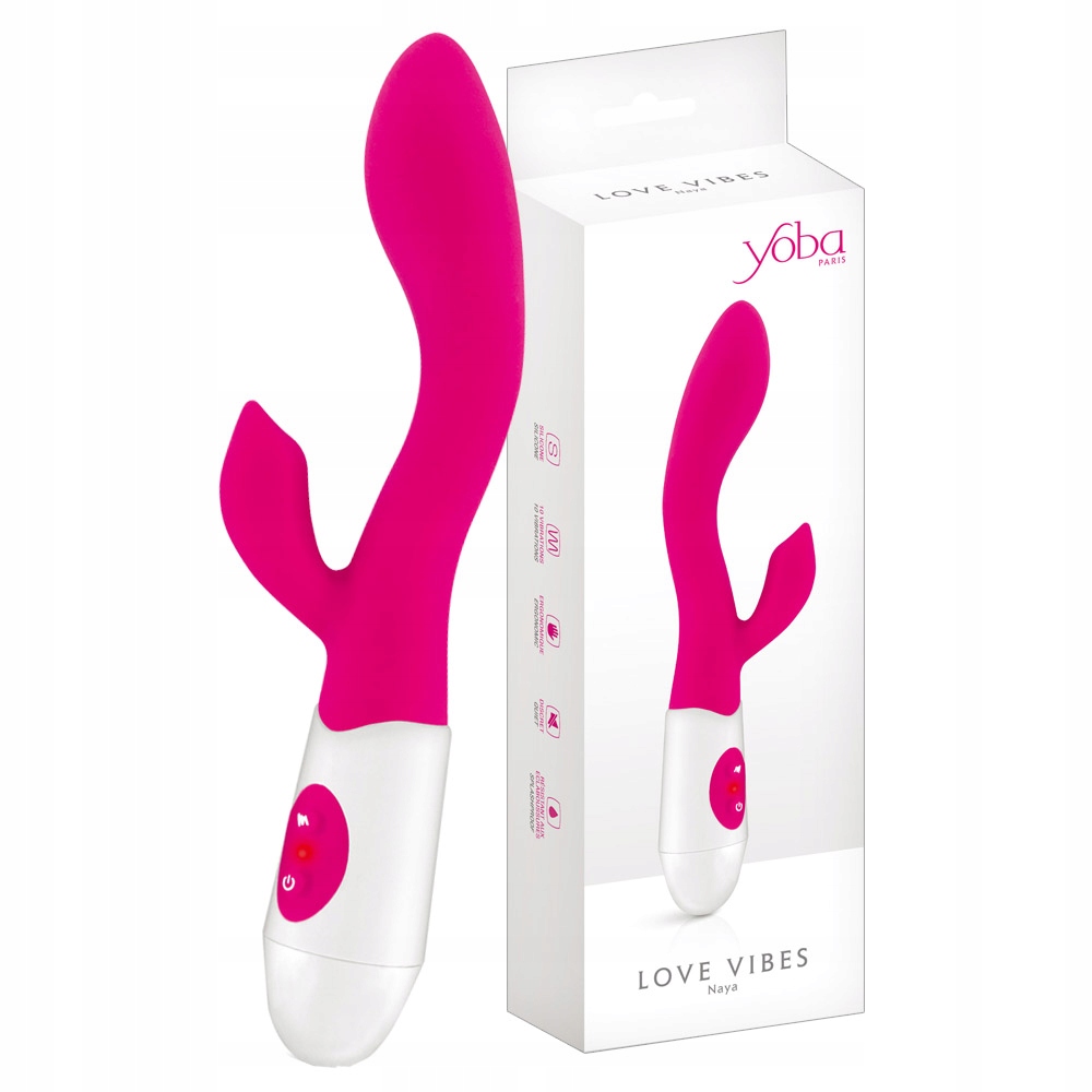 Wibrator króliczek, bateryjny, 10 wibracji