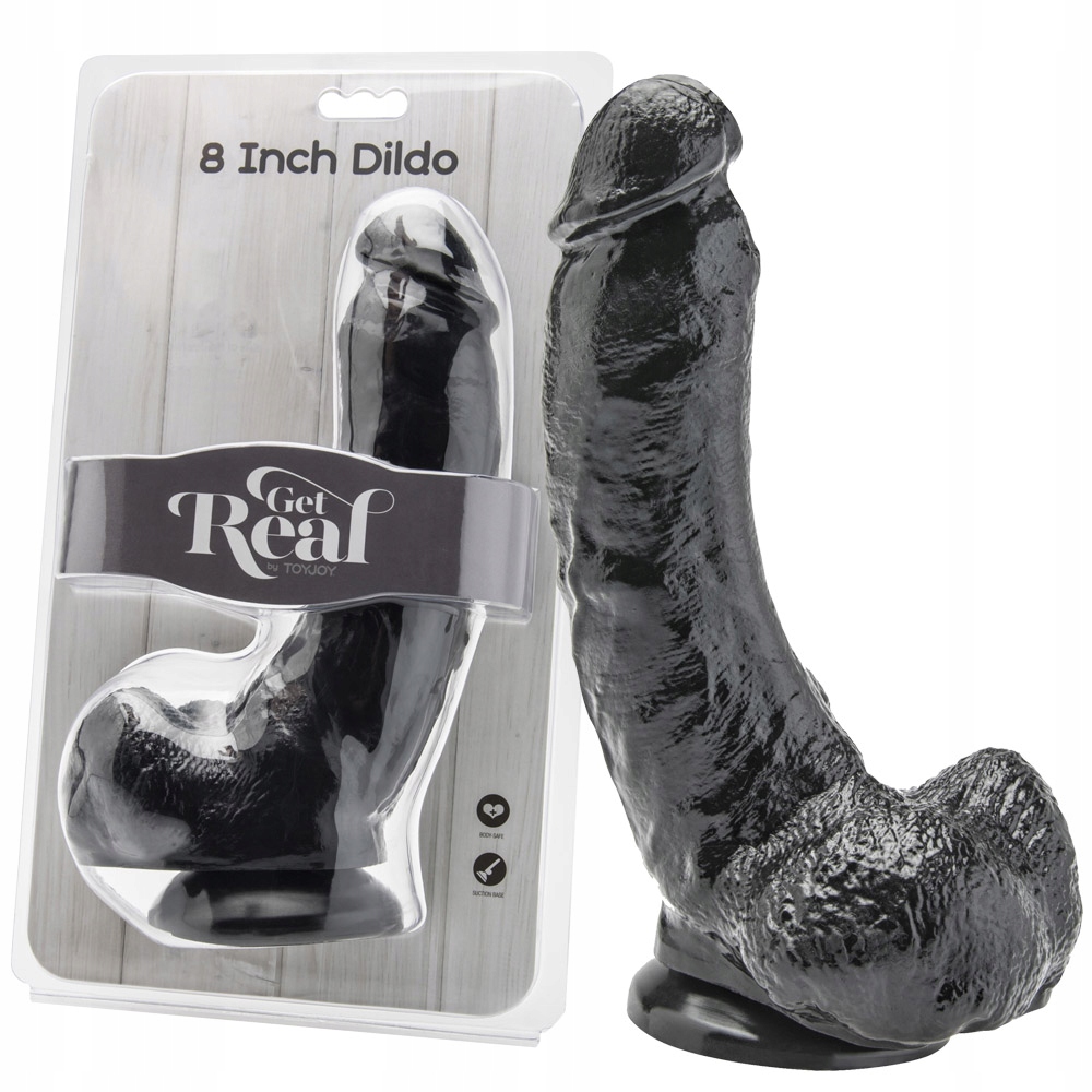 Dildo ToyJoy Get Real 20,5cm czarne