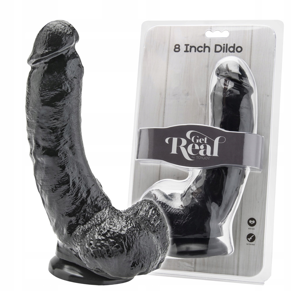 Dildo ToyJoy Get Real 20,5cm czarne