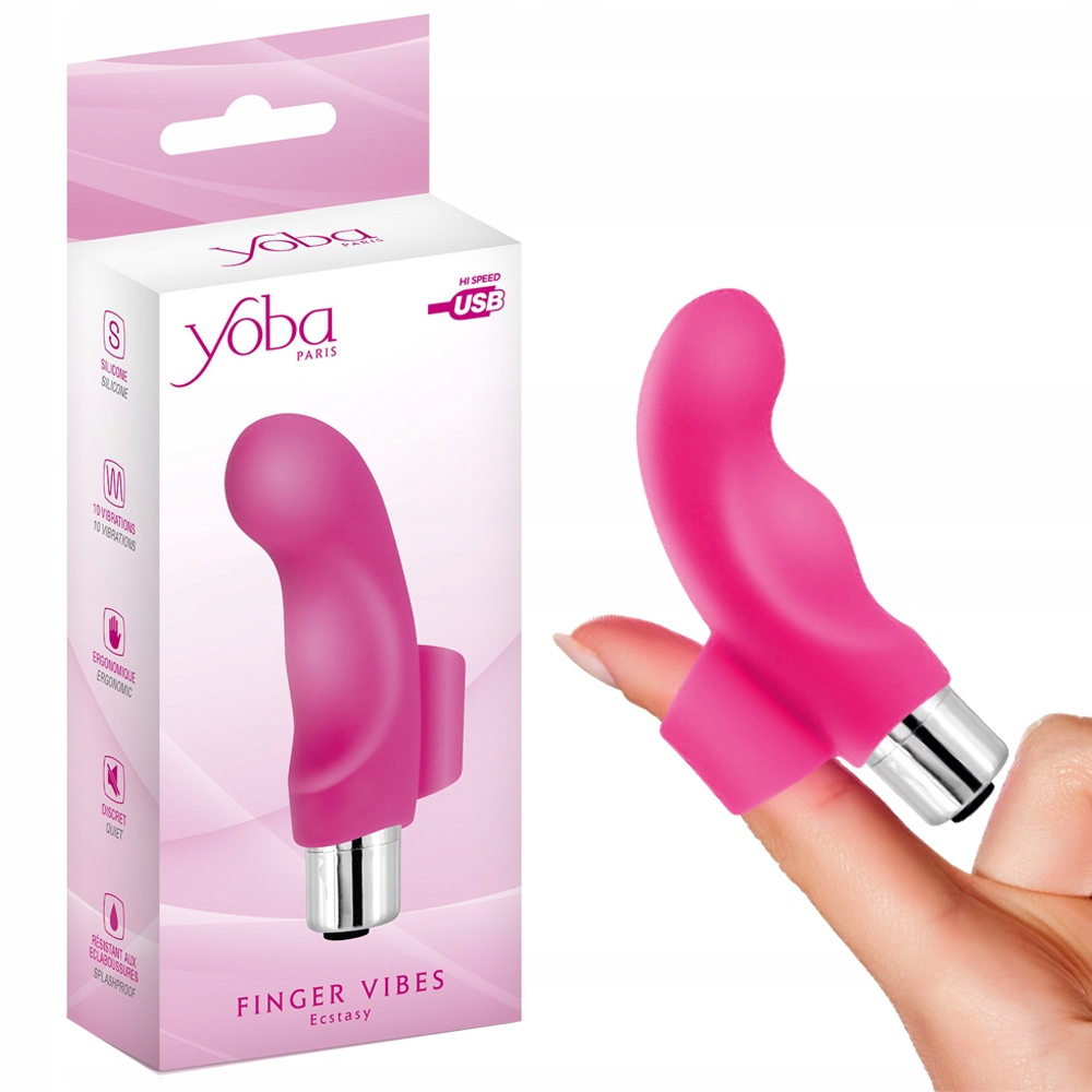 Wibrator, nakładka na palec. Mocna stymulacja.