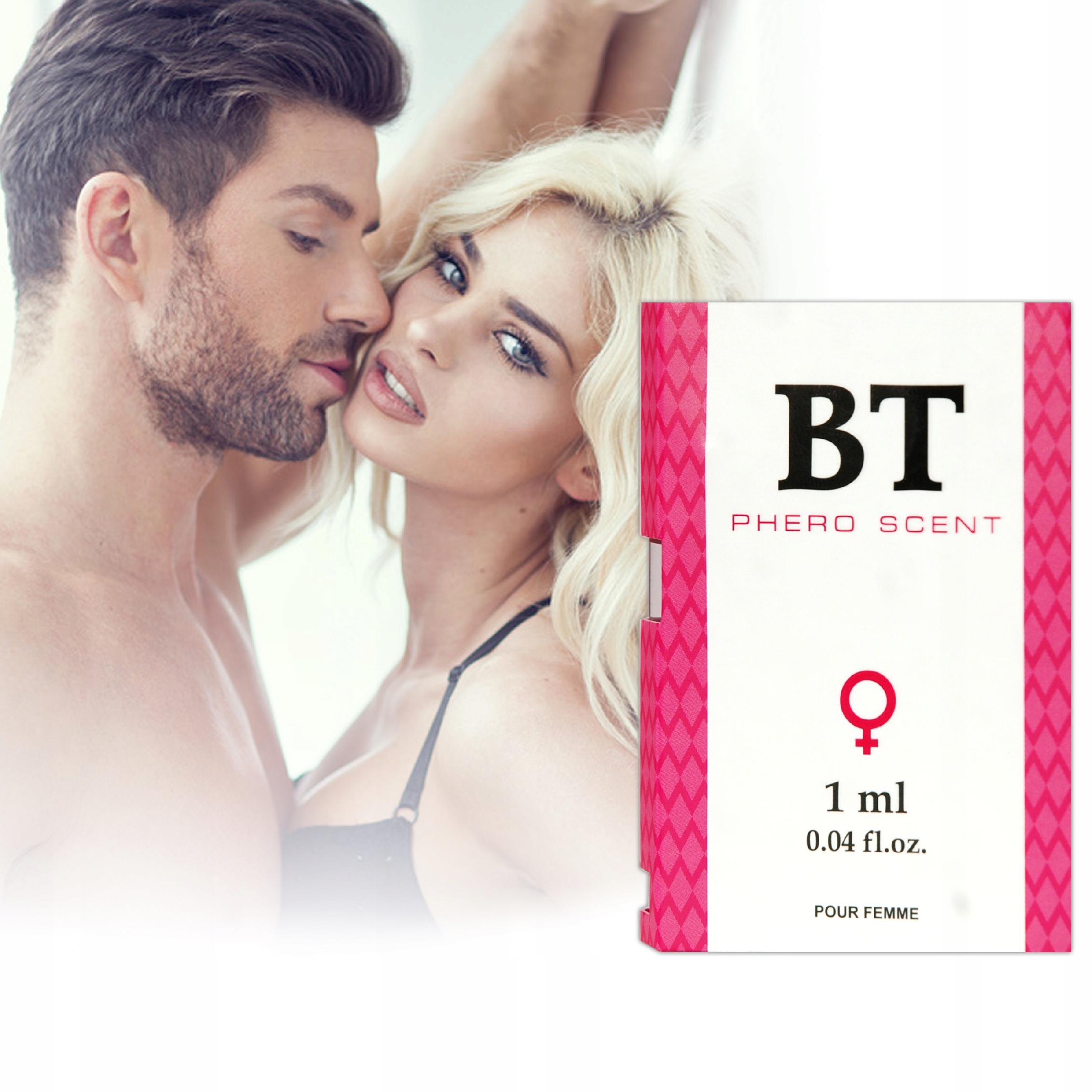 Feromony, atraktant zapachowy, uwodzi mężczyzn.