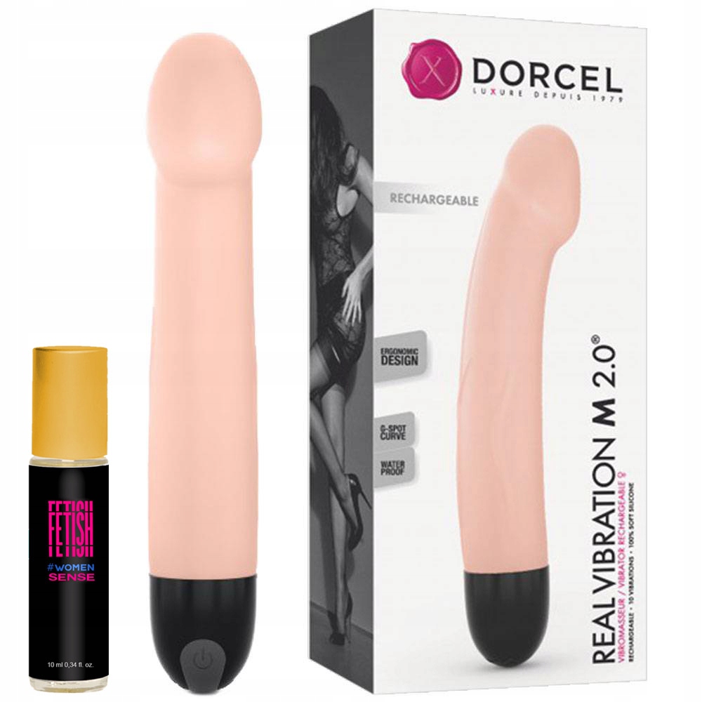 Wibrator cielisty i perfumy Fetish 10 ml.