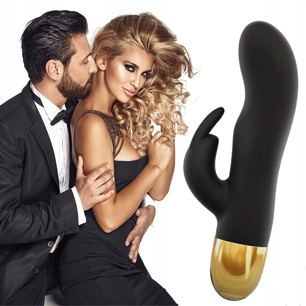 Wibrator z króliczkiem + feromony damskie 10 ml.