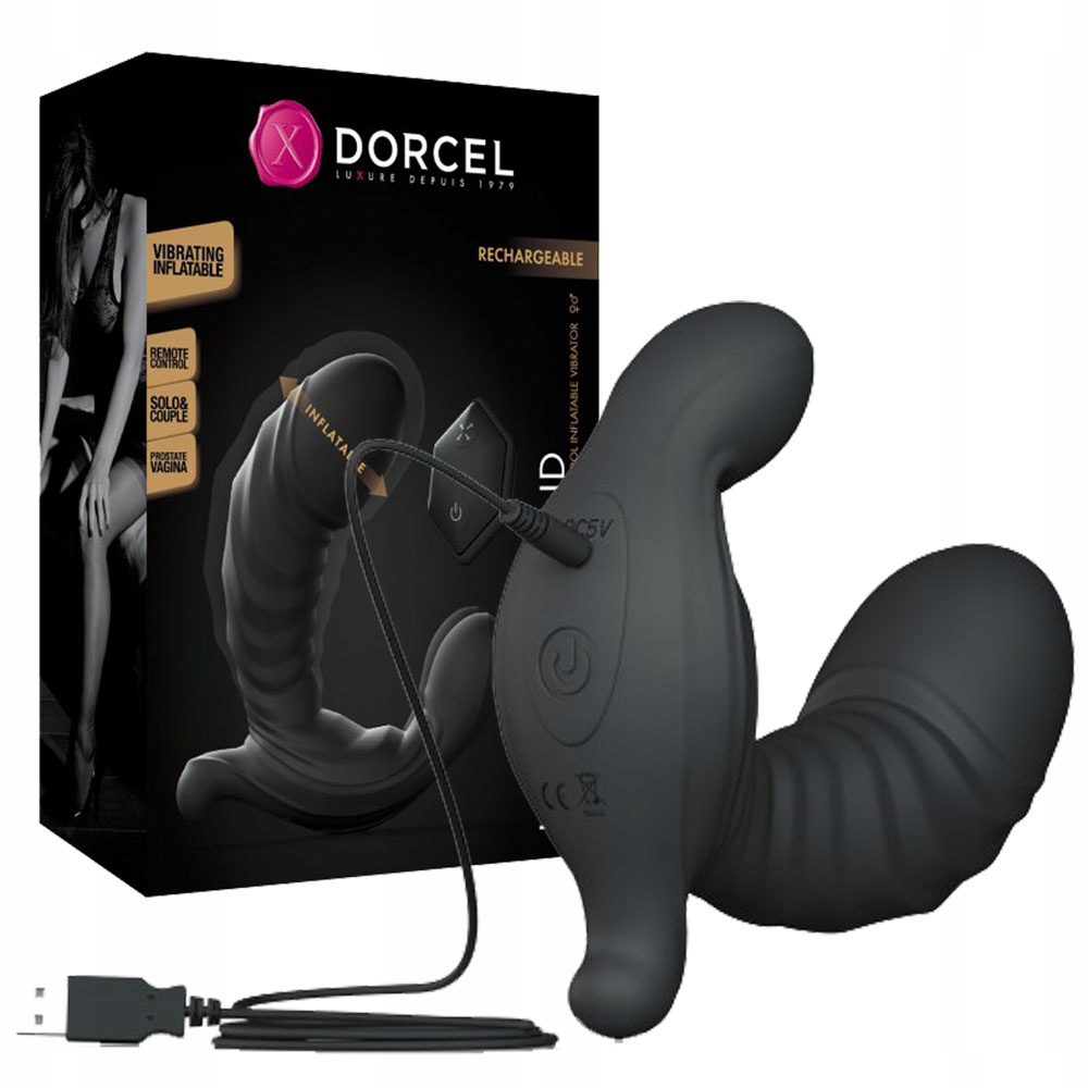 Stymulator prostaty, masażer na pilot.