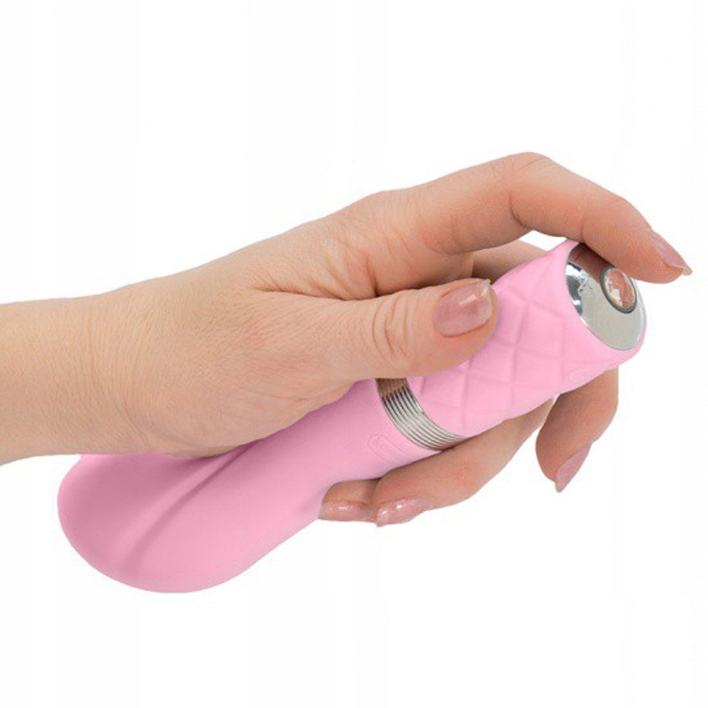 Wibrator do punktu G. SIlikonowy, różowy.