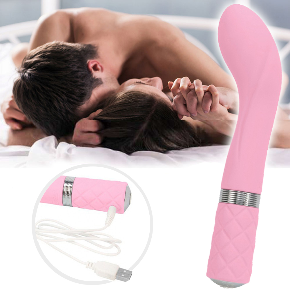 Wibrator do punktu G. SIlikonowy, różowy.