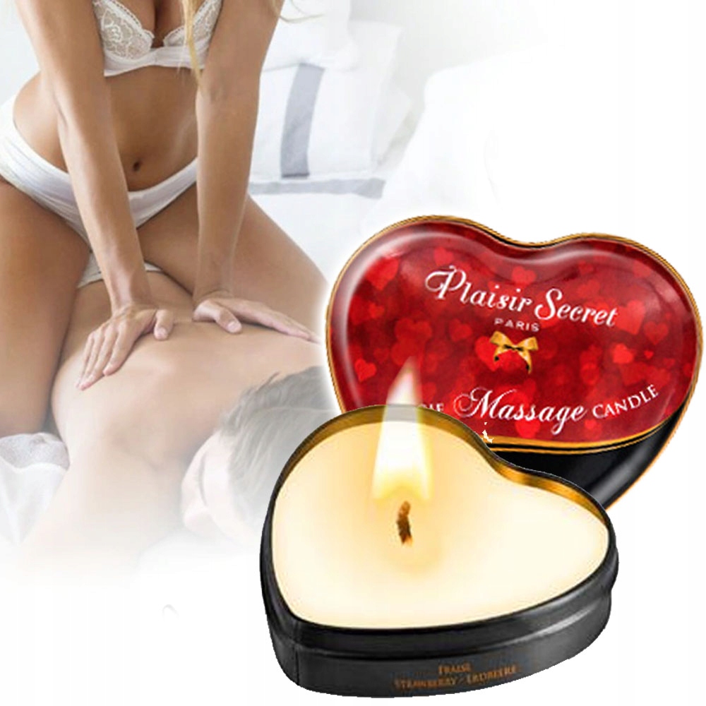 Świeca zapachowa do erotycznego masażu ciała