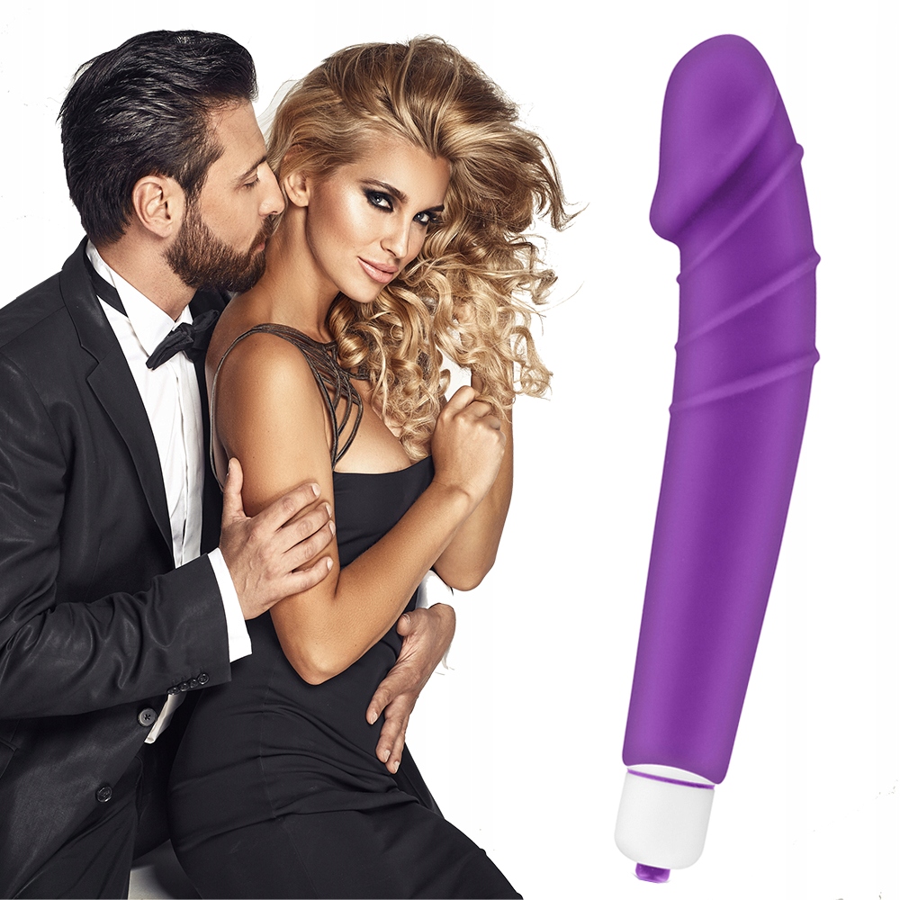 Wibrator, masażer stymulujący. Fioletowy