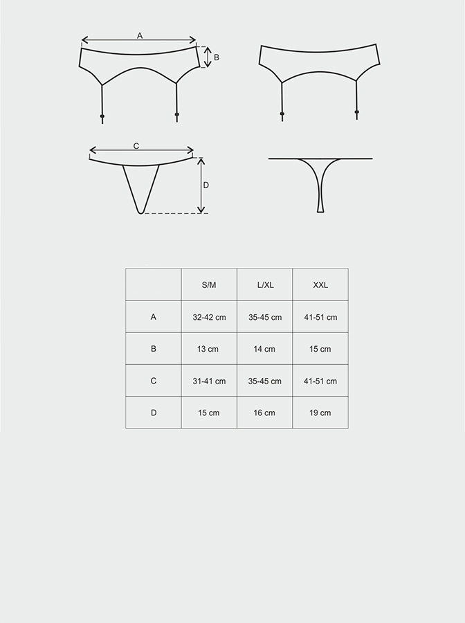 Pas do pończoch, koronkowy i zmysłowy.