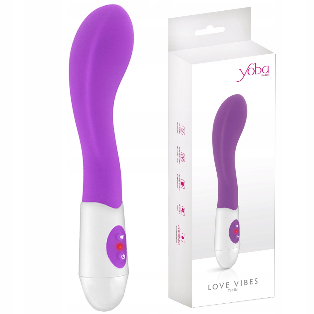 Seks wibrator z grubą główką. 10 wibracji, giętki