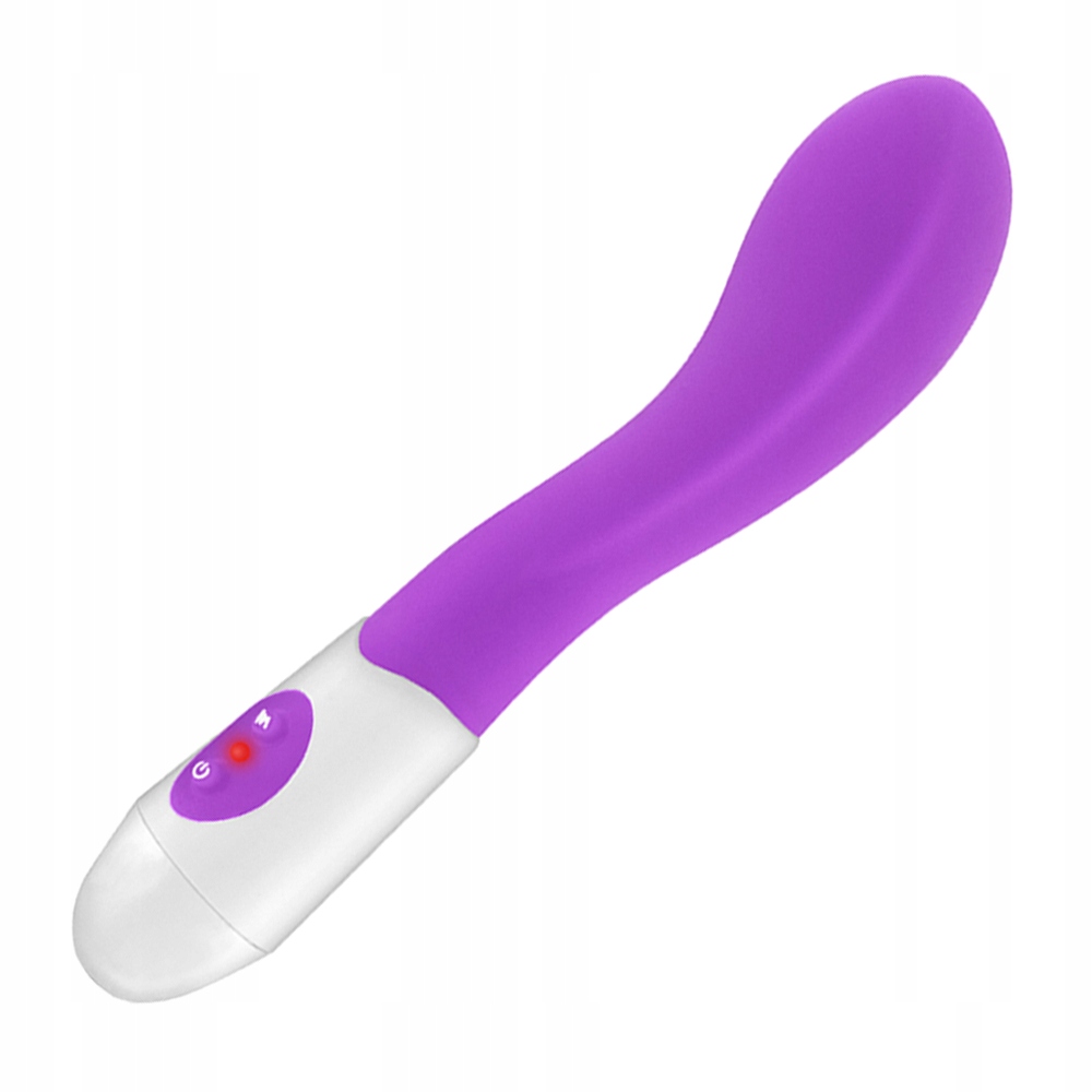 Seks wibrator z grubą główką. 10 wibracji, giętki