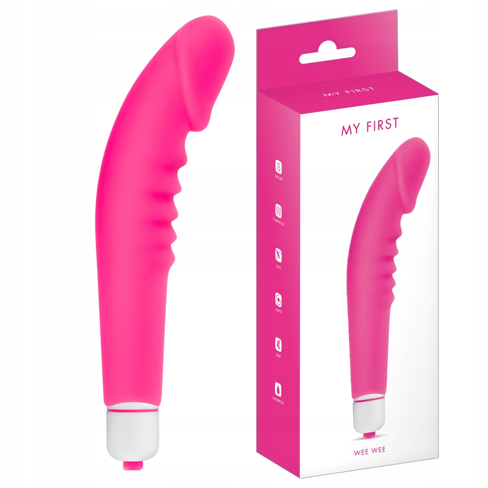 Wibrator stymulujący na baterie. Silikonowy