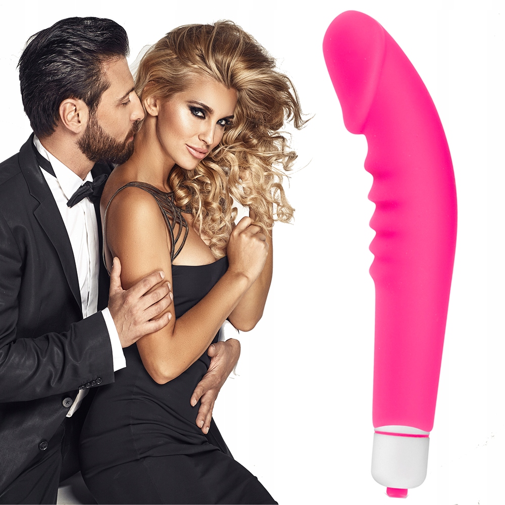 Wibrator stymulujący na baterie. Silikonowy