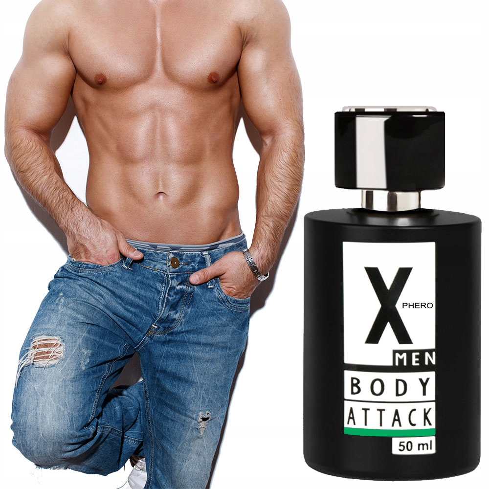 Piękne męskie perfumy, feromony 50 ml.