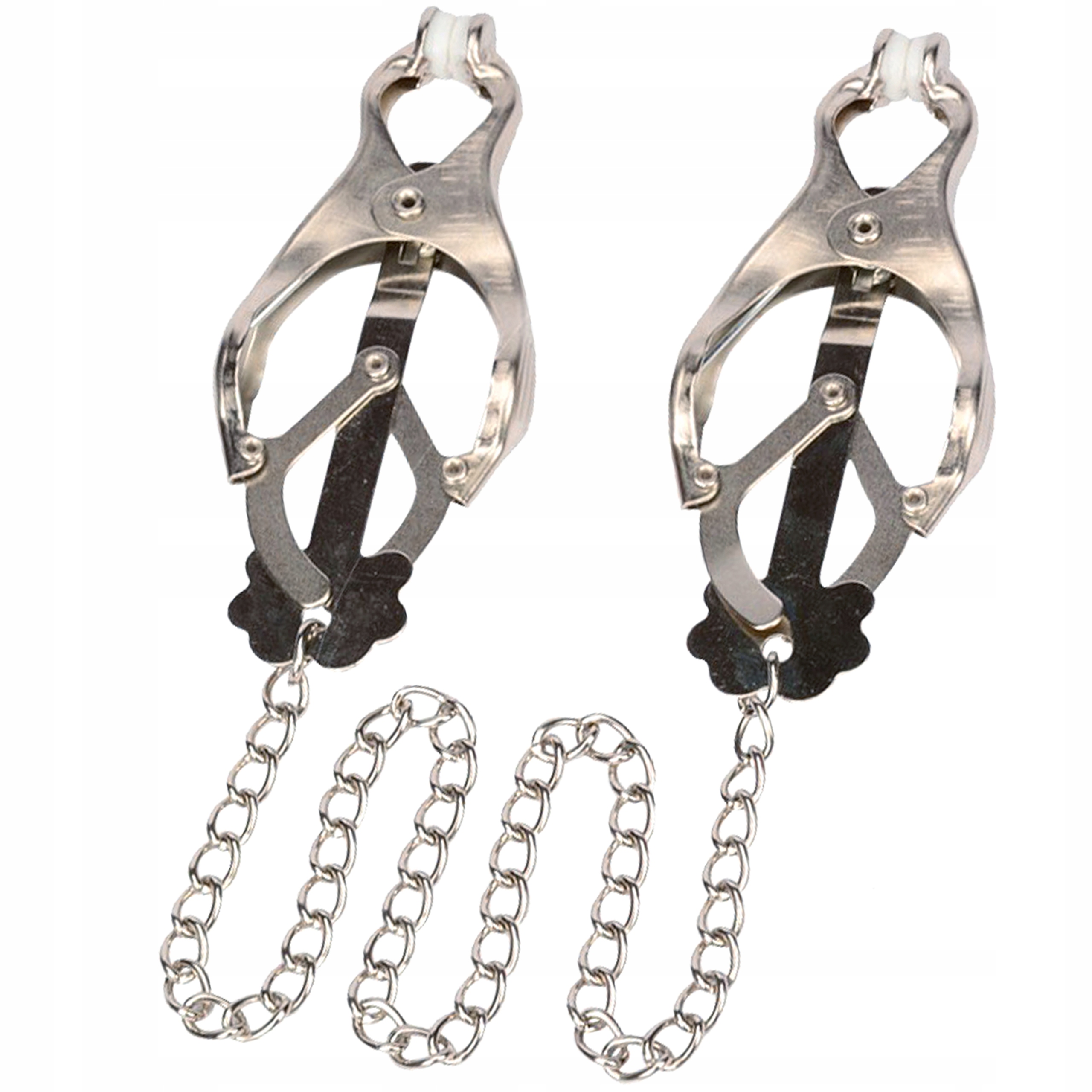 Piękne, podniecające klamerki na sutki. Zaciski