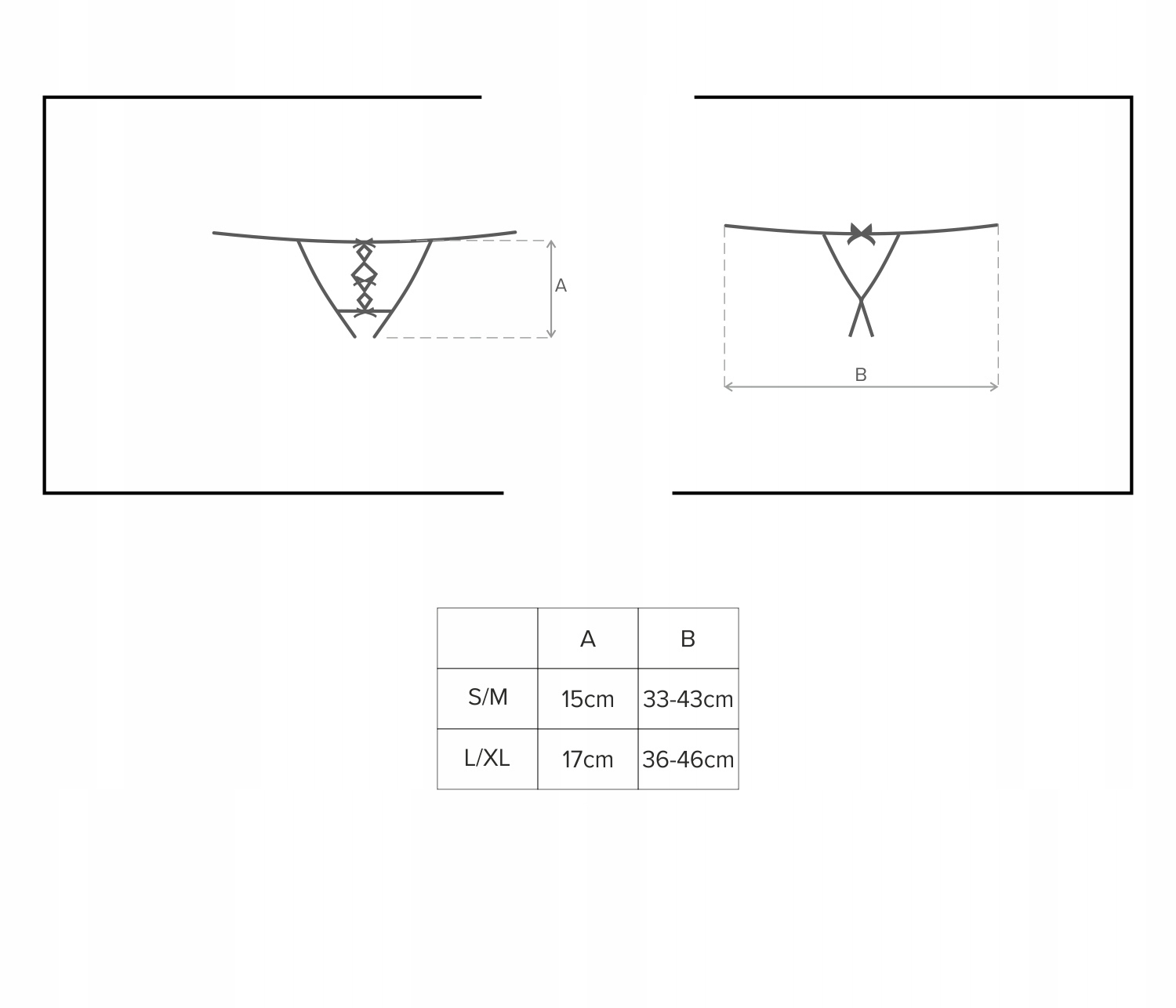 831-THC-1 stringi otwarte, koronkowe.