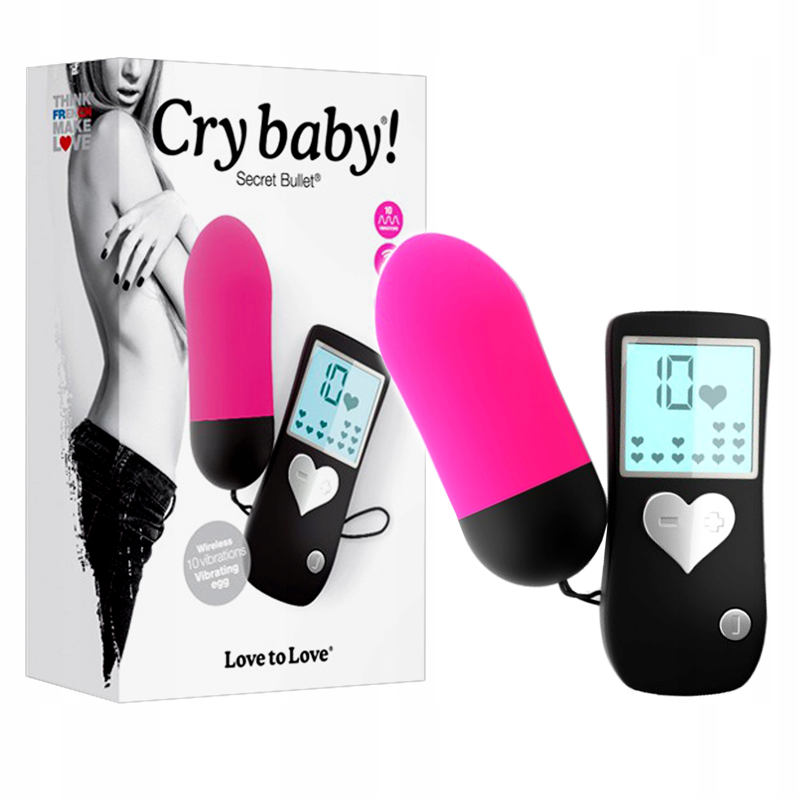 Wibrujące jajeczko orgazmowe sterowane pilotem.