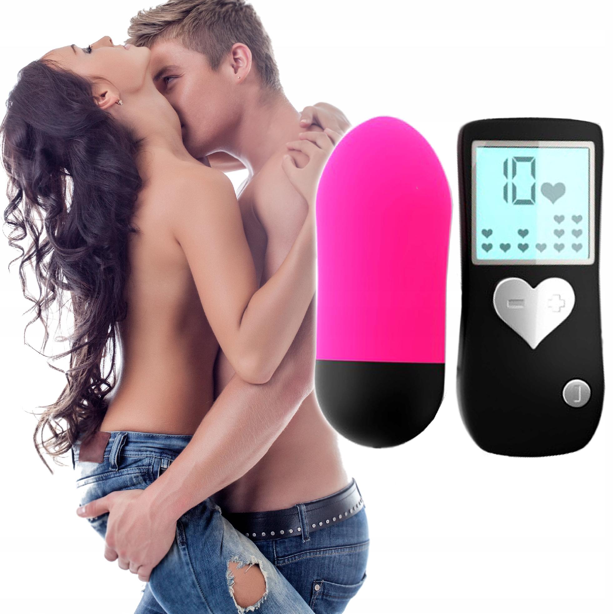 Wibrujące jajeczko orgazmowe sterowane pilotem.