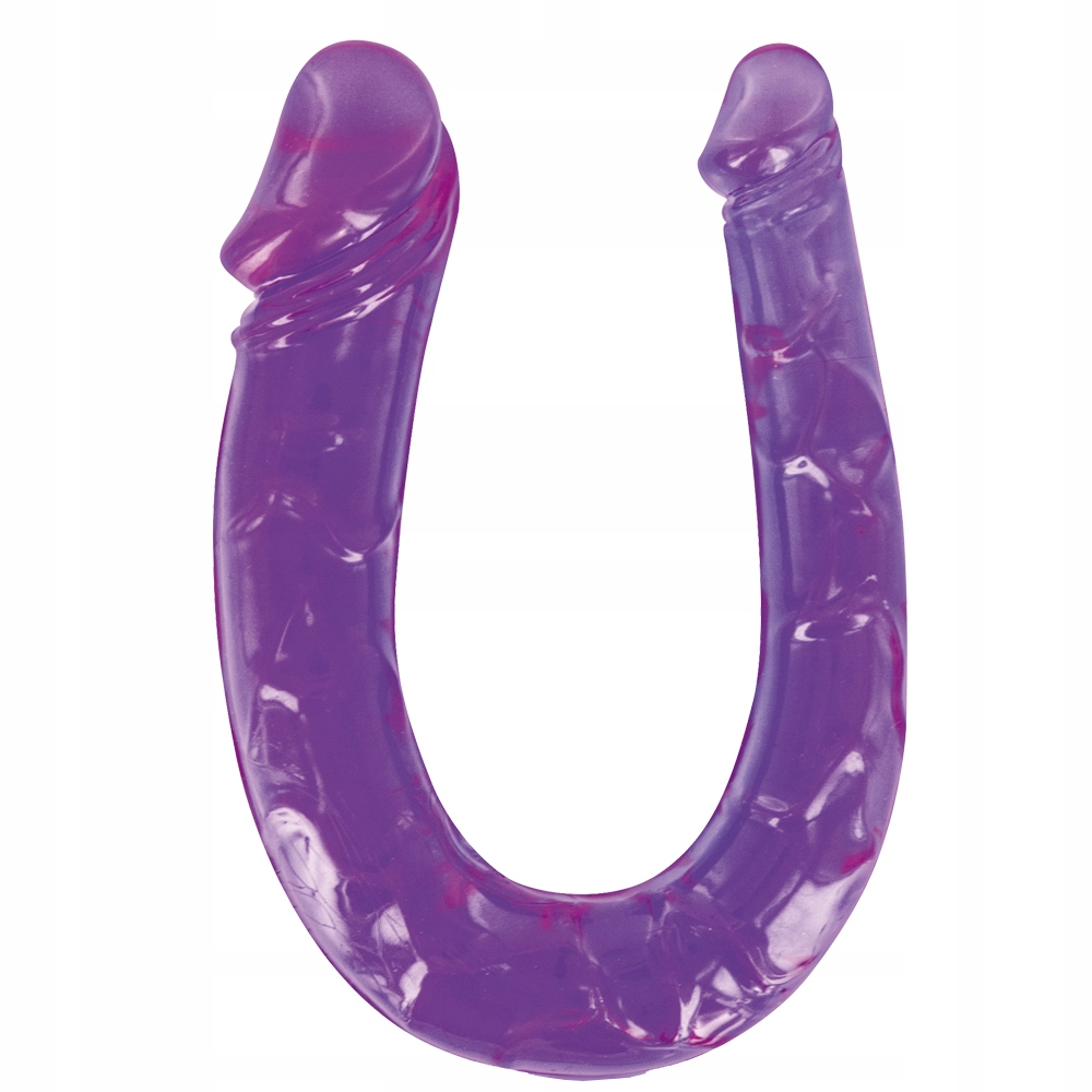 Dildo żelowe do podwójnej penetracji. Giętkie