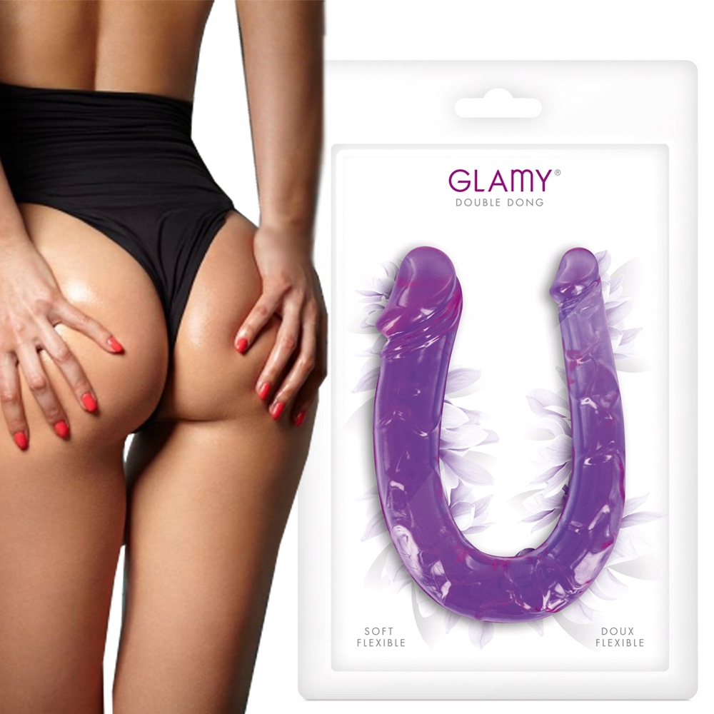 Dildo żelowe do podwójnej penetracji. Giętkie