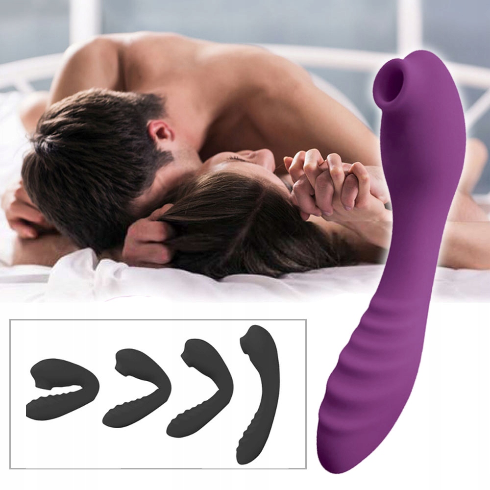 Stymulator łechtaczkowy, masażer ssący dwustronny.
