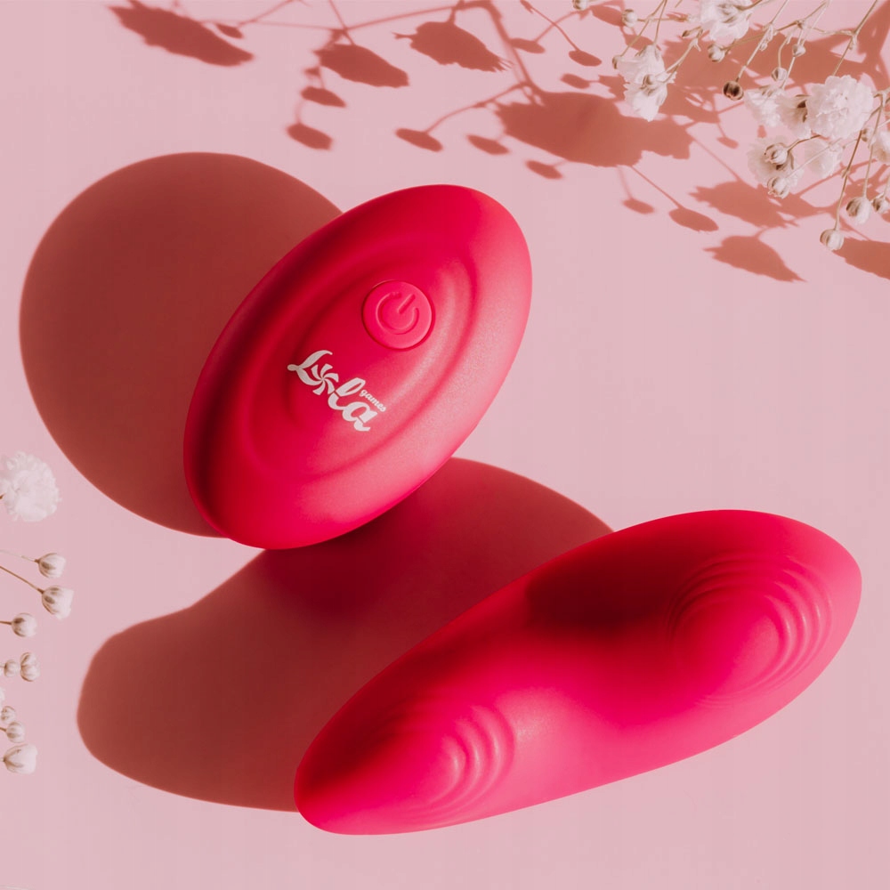 Wibrator do majtek z pilotem bezprzewodowym, różowy kolor.