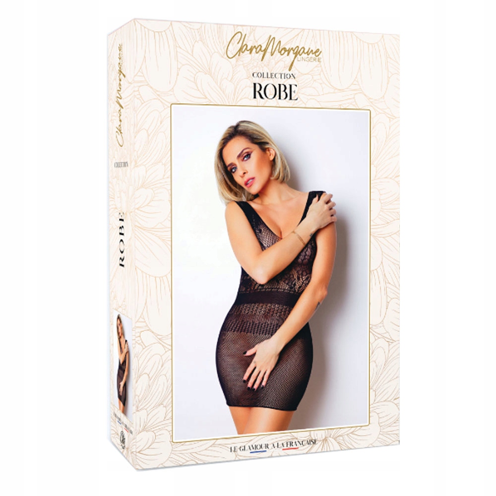 Sukienka siateczkowa dopasowana one size.