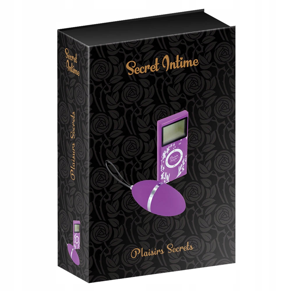 Jajeczko z wibracjami dopochwowe, masażer intymny. Sterowane pilotem LCD