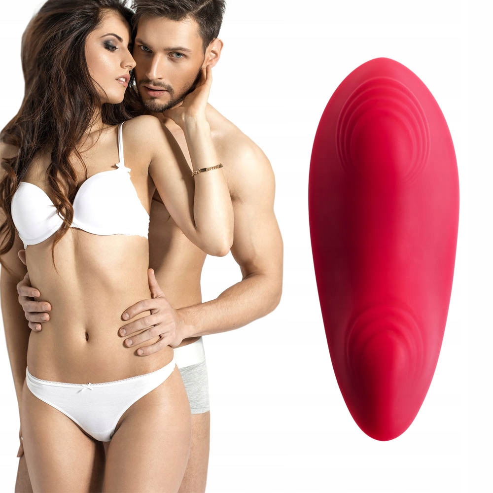 Wibrator do majtek z pilotem bezprzewodowym, różowy kolor.