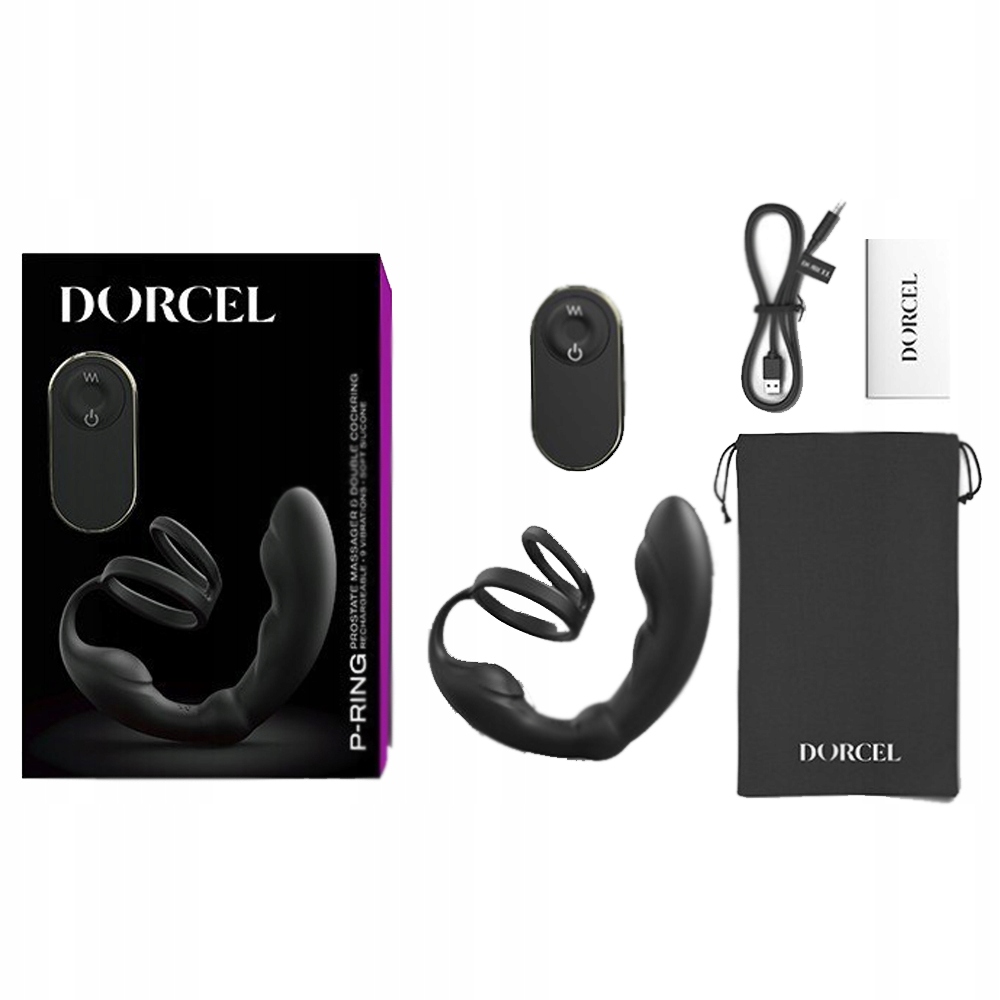 Masażer prostaty wibrujący na pilota Mocny Perfumy