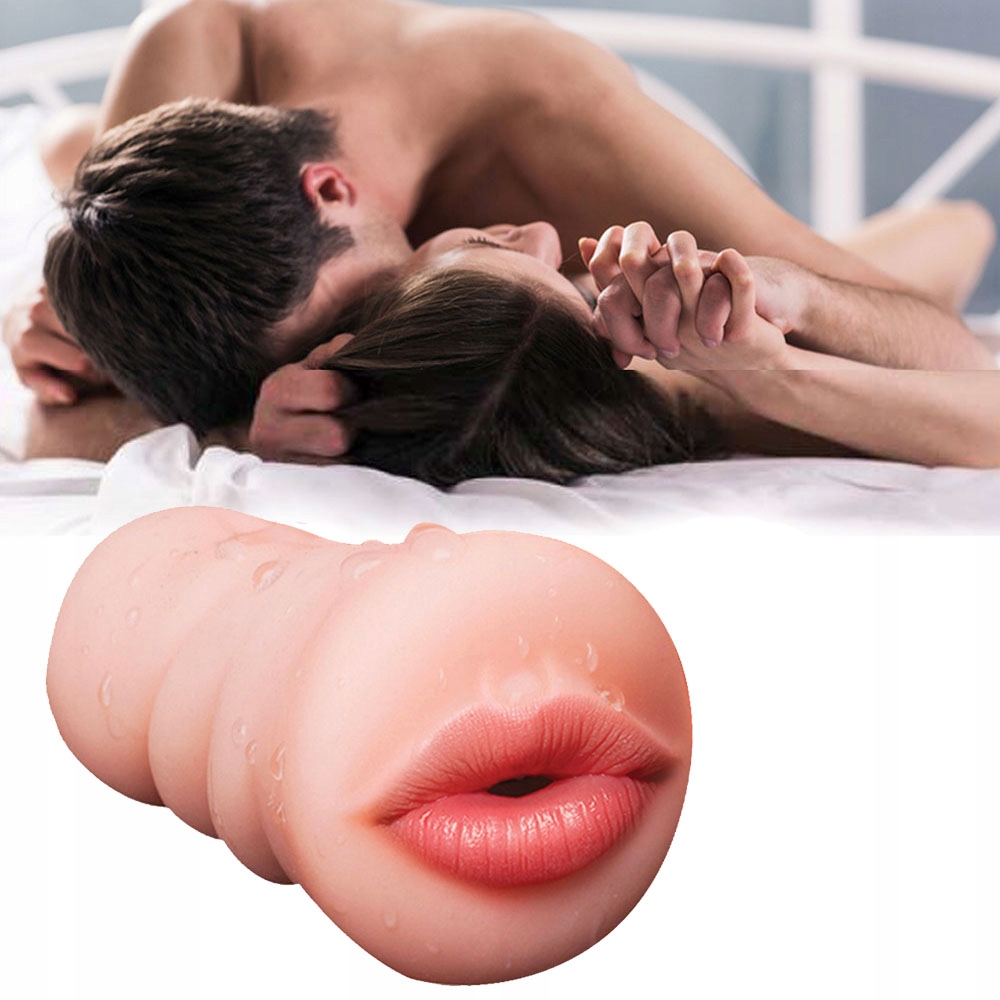Masturbator do fellatio, z ponętnymi ustami.