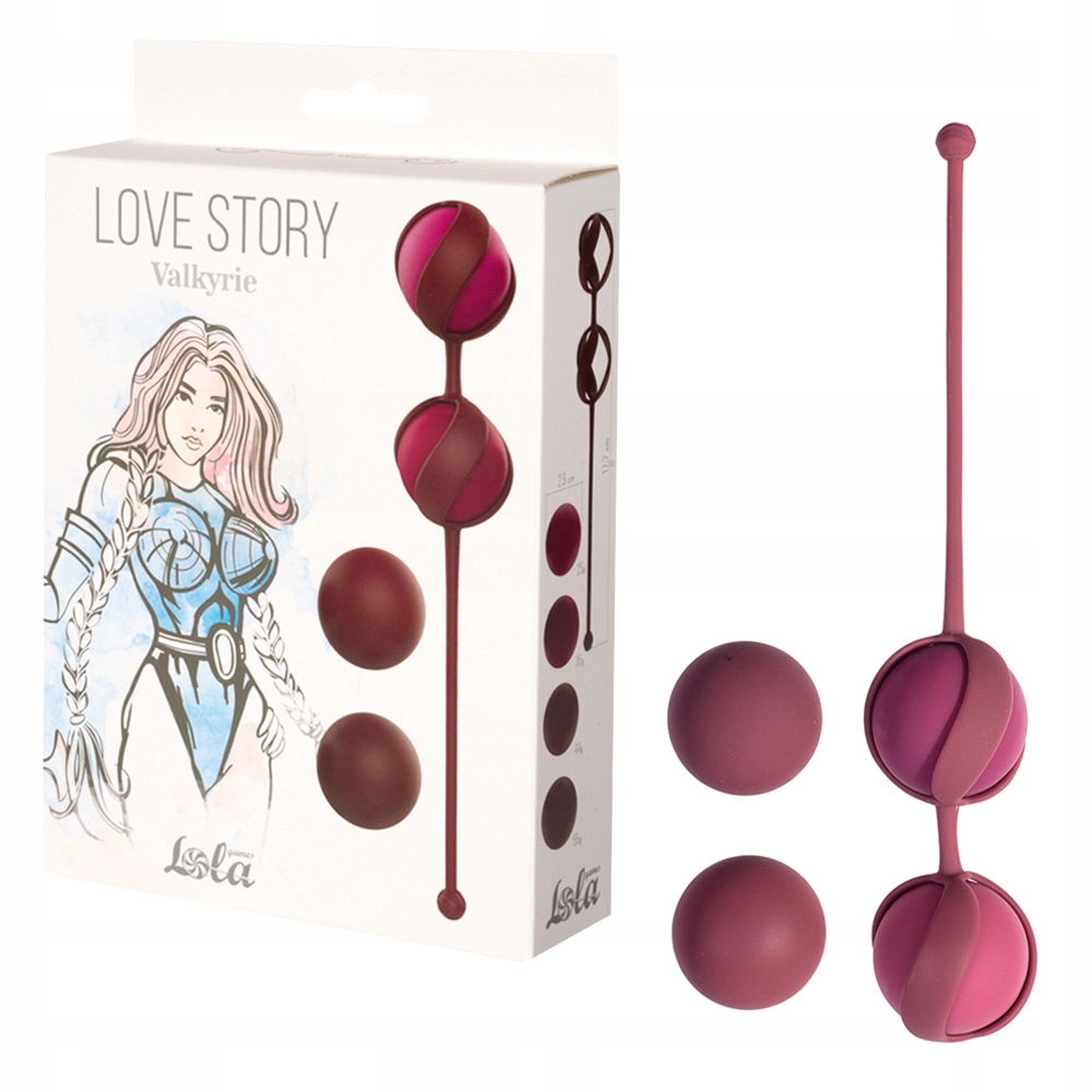 Kulki dopochwowe, 4 sztuki. Różne wagi. Stymulacja mięśni Kegla.