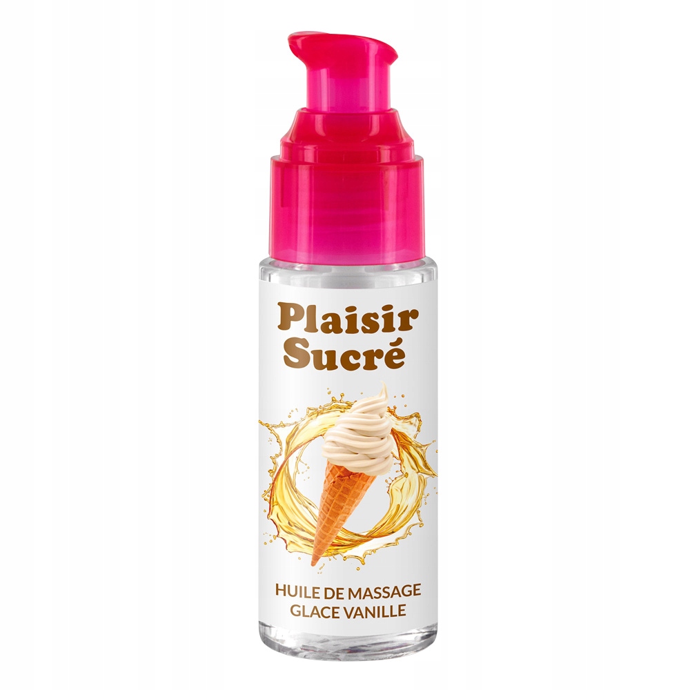 Olejek śliski do masażu erotycznego zapach lodów waniliowych 150 ml