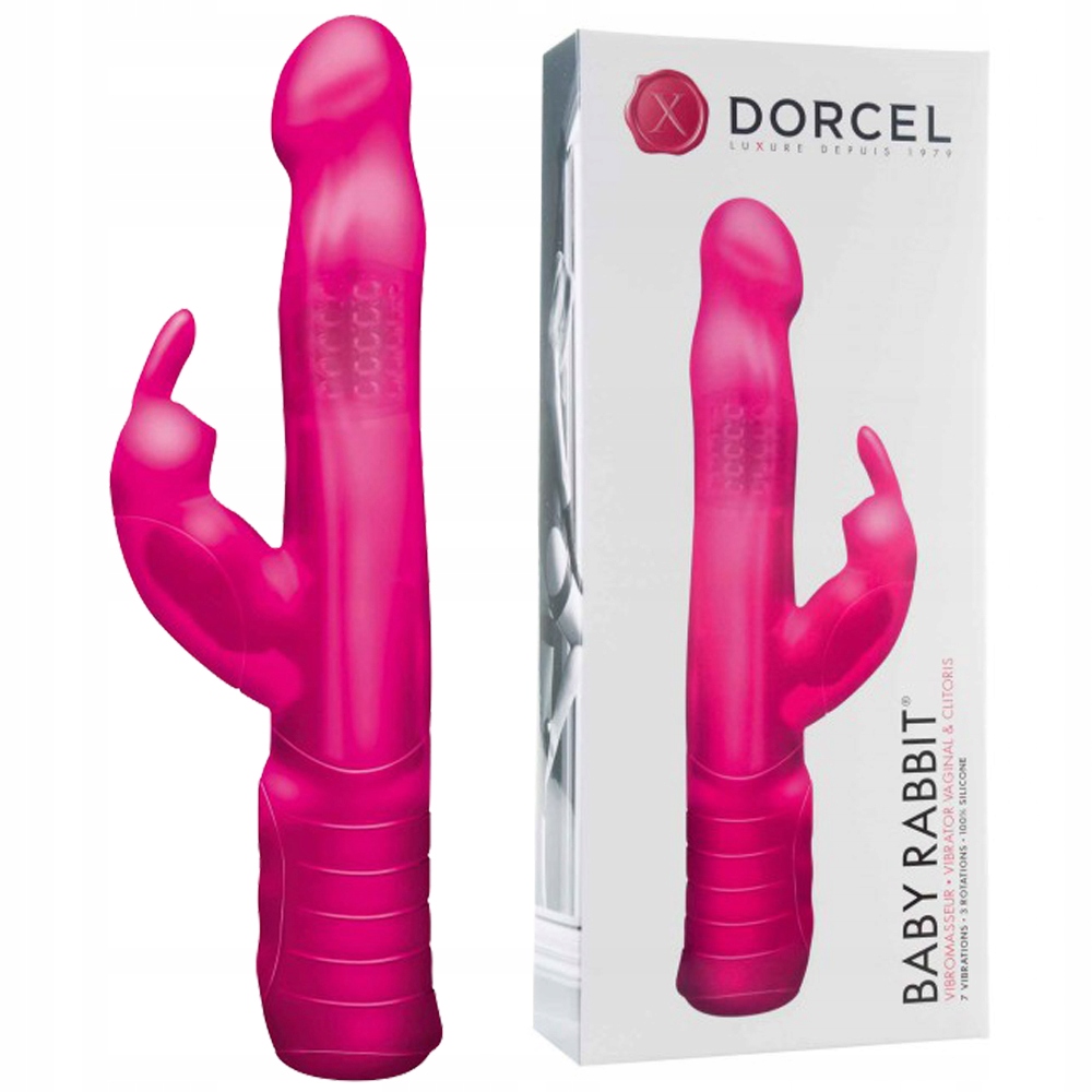 Wibrator rabbit wielofunkcyjny, bateryjny. Perfumy