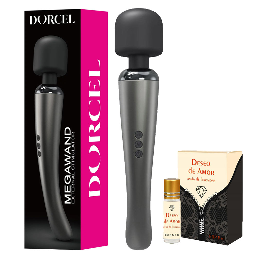 Wibrator wand, luksusowy masażer, mocny + Perfumy